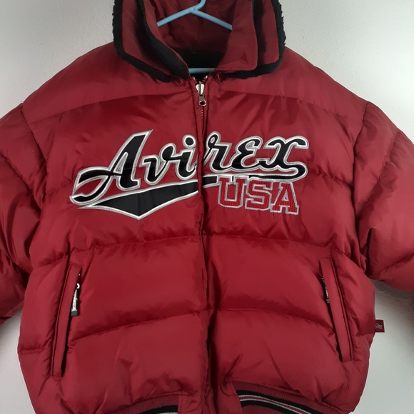 Avirex Varsity Down Jacket Size Xxl 